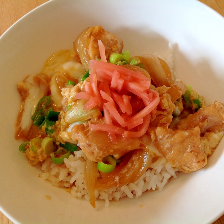 アンコウの卵とじ丼